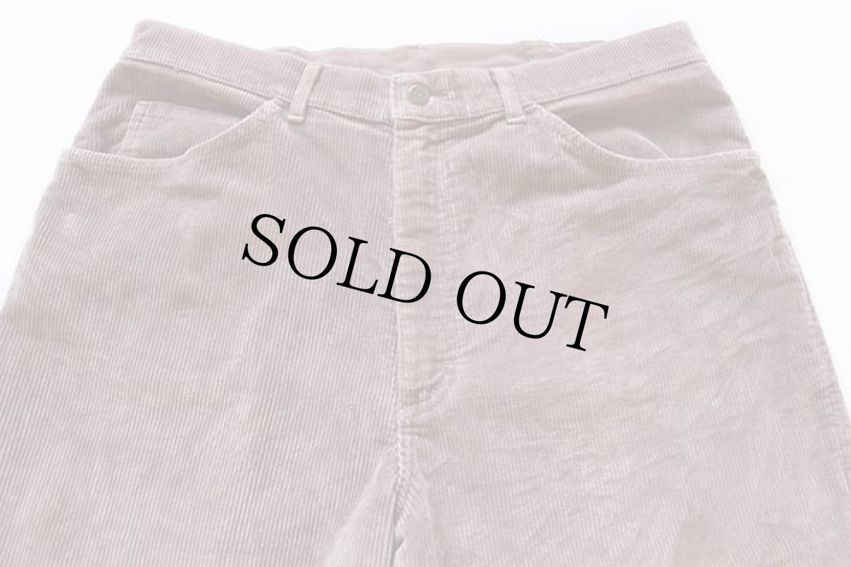 画像3: 80s USA製 L.L.Bean 太畝 コーデュロイパンツ 薄茶 w36 (3)