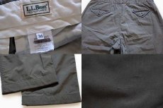 画像3: 80s USA製 L.L.Bean コットン×ナイロン ハンティングパンツ グレー×オリーブ w34 (3)