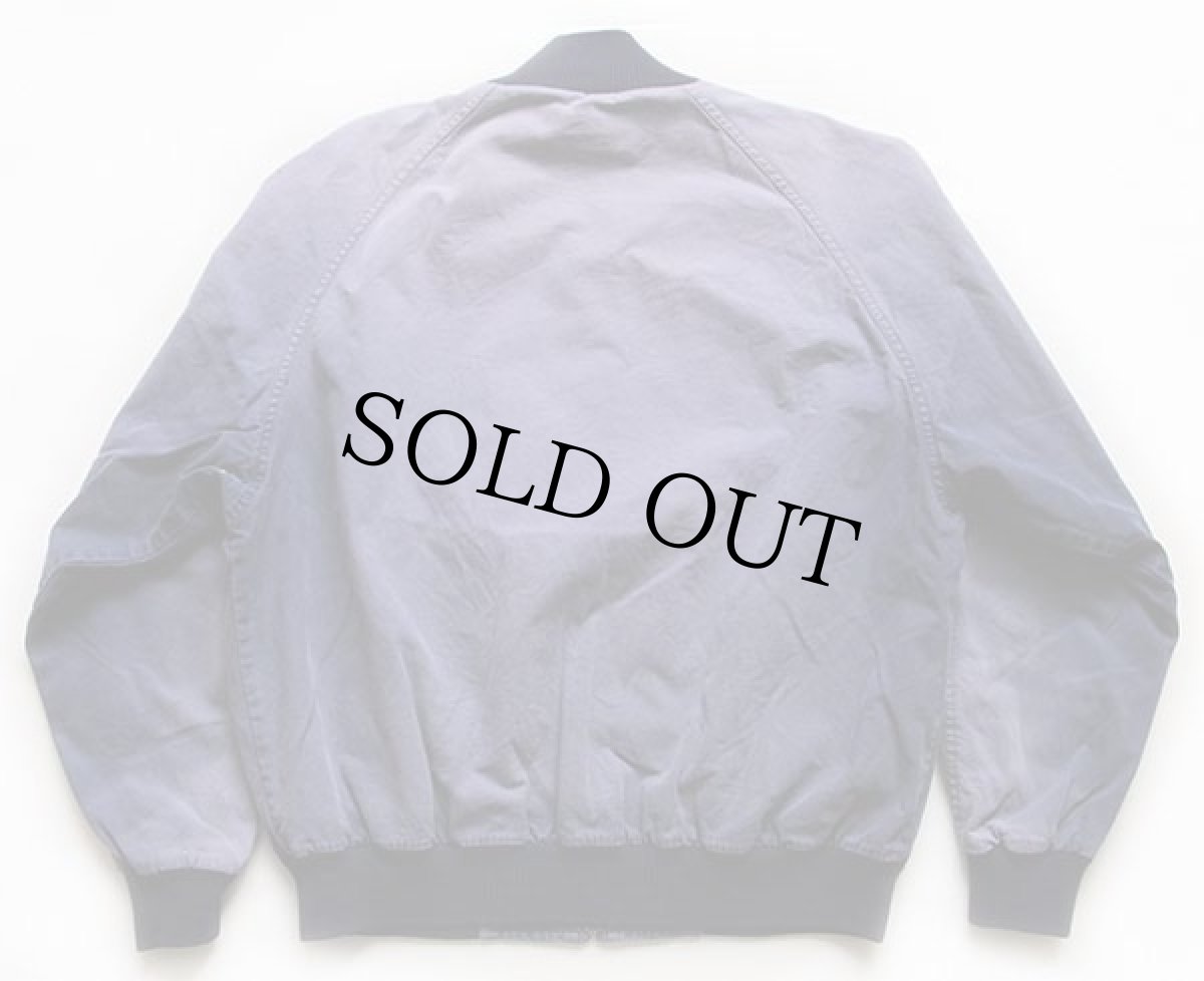 画像2: 90s EddieBauerエディーバウアー コットンジャケット ナス紺 フェード L (2)