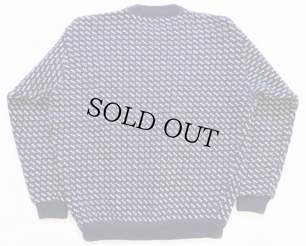 画像2: 80s ノルウェー製 L.L.Bean ノルウェージャン バーズアイ ウールニット セーター XL (2)