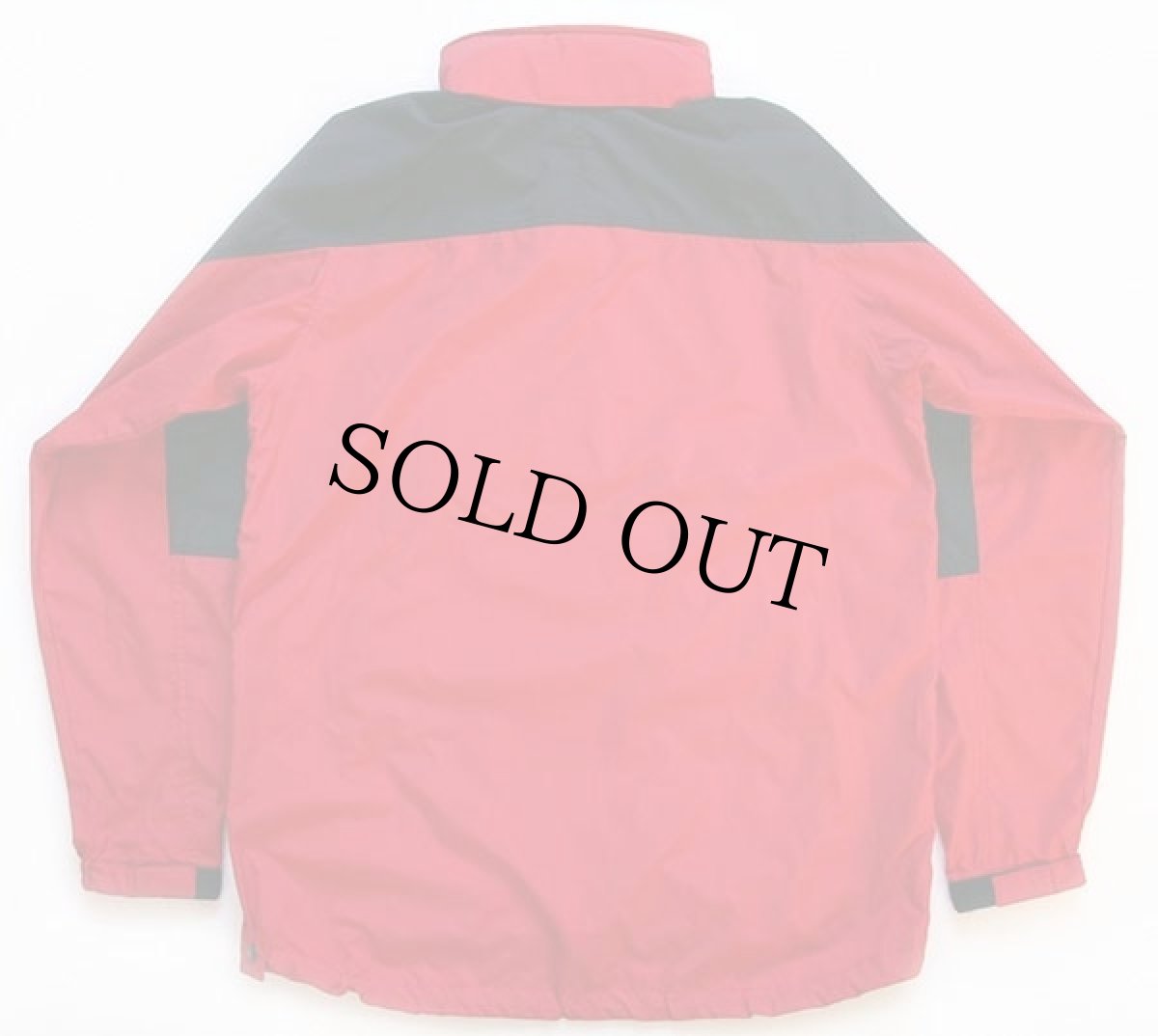 画像2: 00s THE NORTH FACEノースフェイス Hydrenaline ツートン 切り替え プルオーバー ナイロンジャケット 赤×黒 M (2)