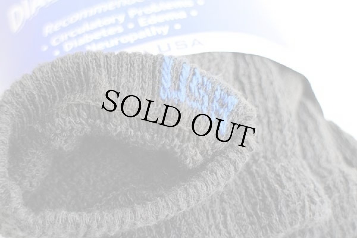 画像4: デッドストック★USA製 DIABETIC SOCKS コットン ソックス 黒 9-11 3ペア★靴下 (4)