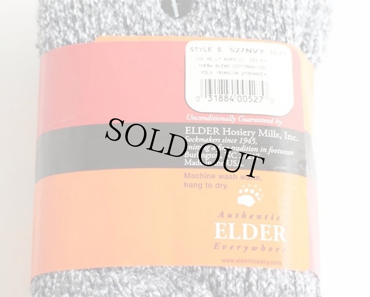 画像3: デッドストック★USA製 ELDER サーマルソックス 杢グレー×チャコールグレー 10-13★靴下 (3)