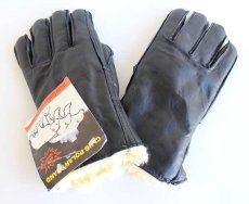 画像2: デッドストック★カナダ製 GOODWEAR GLOVE ボアライナー レザーグローブ 黒 L★手袋 (2)