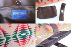 画像5: PENDLETONペンドルトン ネイティブ柄 ウール ブランケット トートバッグ ミニポーチ&エチケットミラー付き (5)