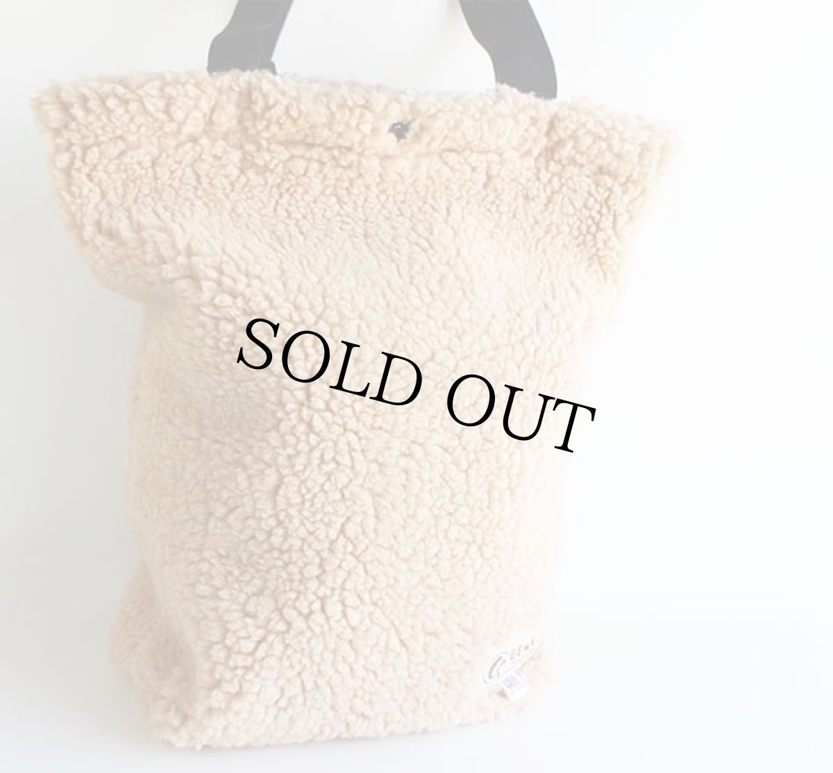 画像5: USA製 BEMIDJIベミジ バッファローチェック リバーシブル ウール×ボア トートバッグ 緑×黒 (5)