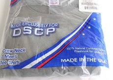 画像3: デッドストック★00s USA製 米軍 JENSEN 無地 コットンTシャツ フォリアージグリーン M 3パック (3)