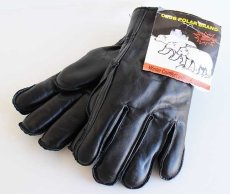 画像1: デッドストック★カナダ製 GOODWEAR GLOVE ボアライナー レザーグローブ 黒 L★手袋 (1)