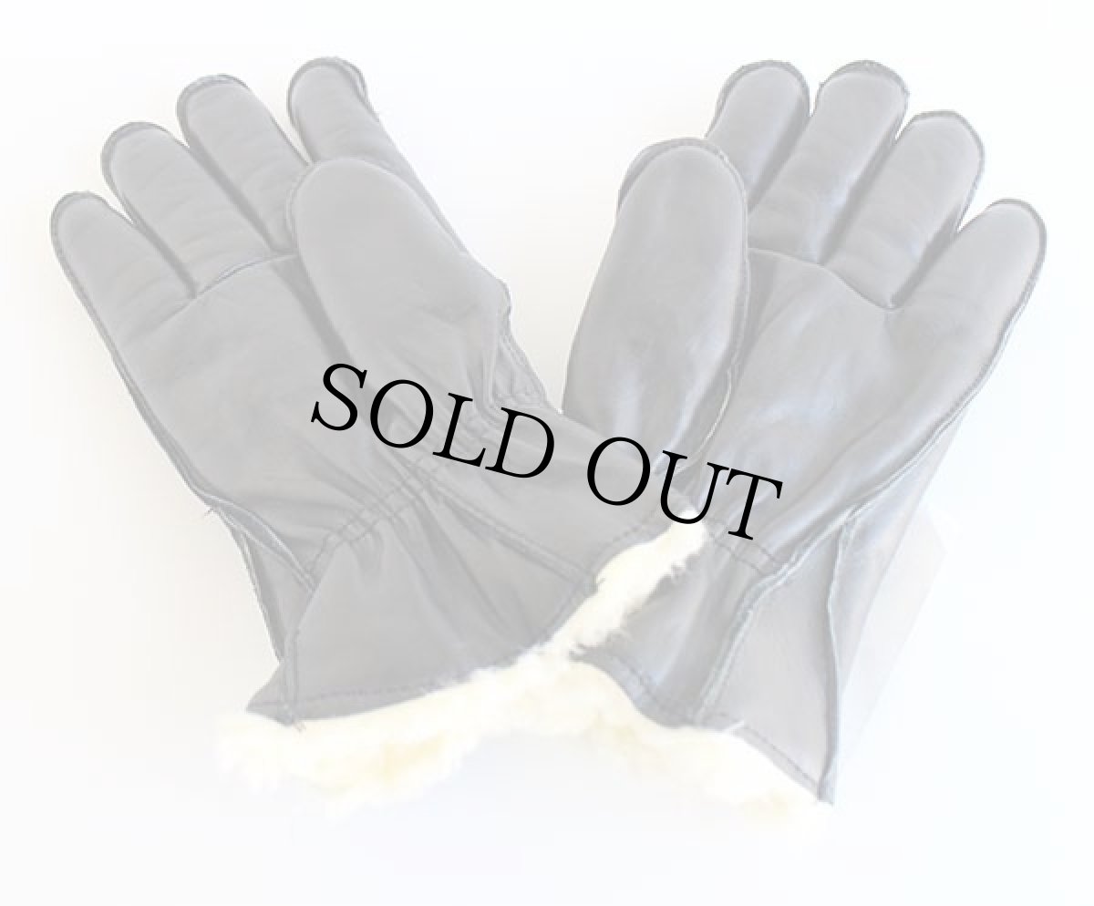 画像3: デッドストック★カナダ製 GOODWEAR GLOVE ボアライナー レザーグローブ 黒 L★手袋 (3)