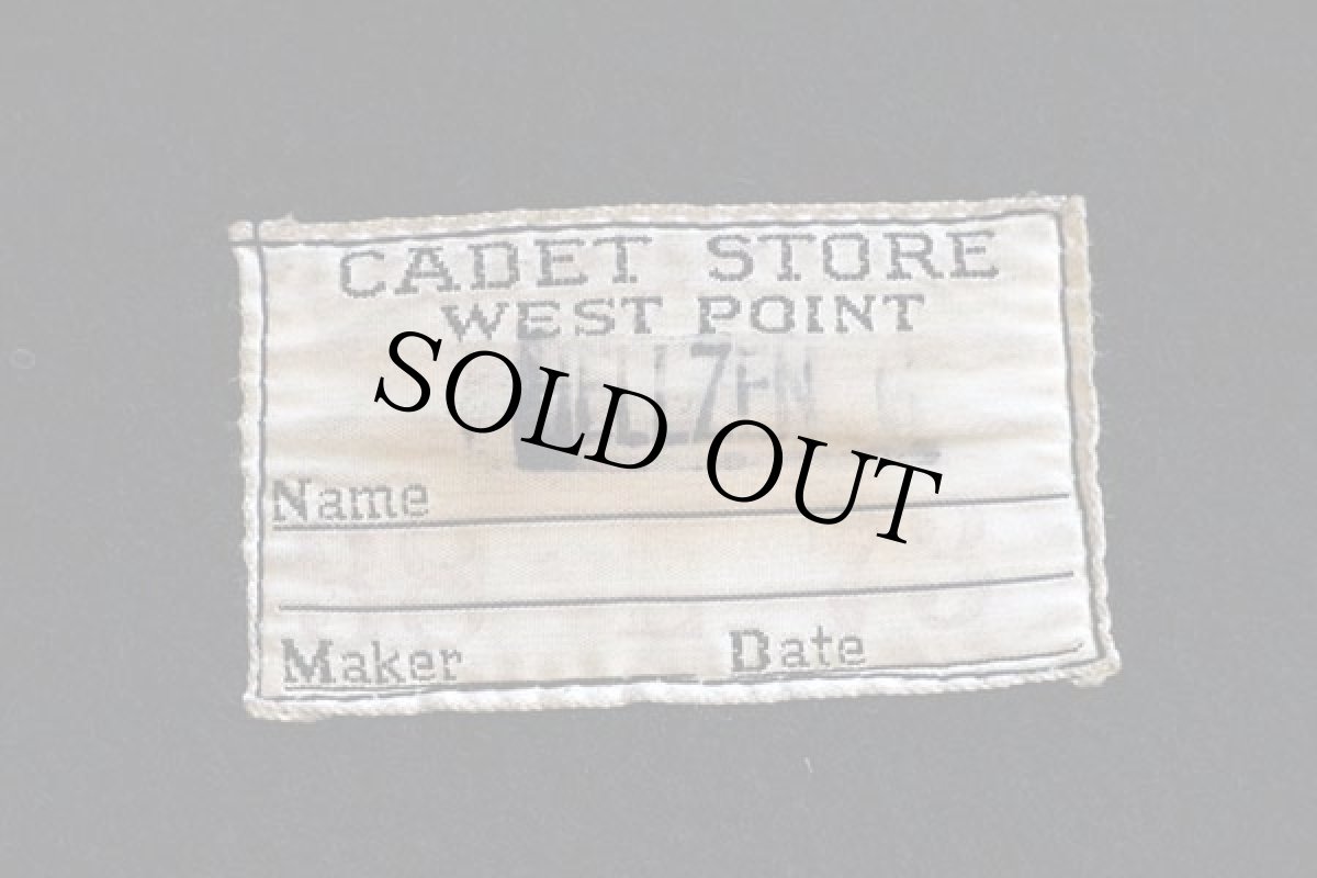 画像3: 70s CADET STORE WEST POINT USMA チンスト付き ウール カデットコート 黒 38L★U.S.ARMY (3)