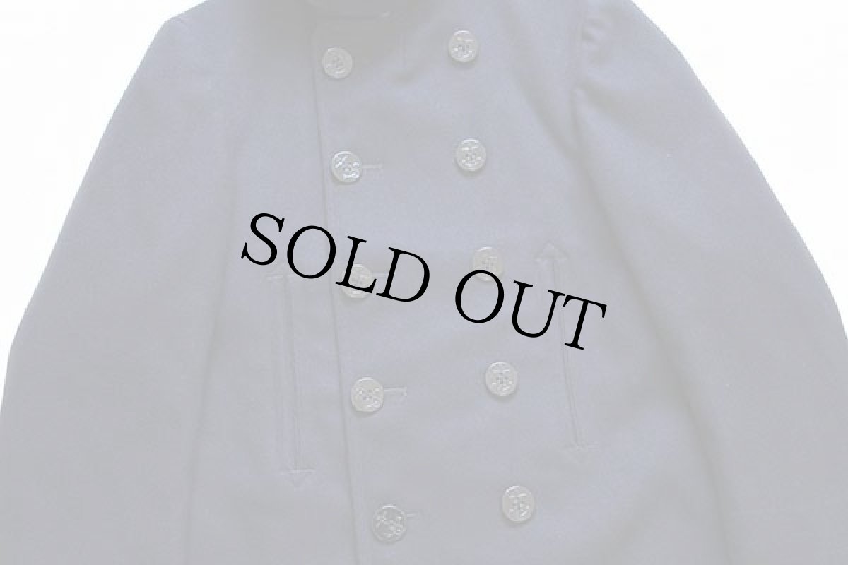 画像5: 40s 米軍 U.S.NAVY NAVAL 10ボタン ウール ピーコート (5)