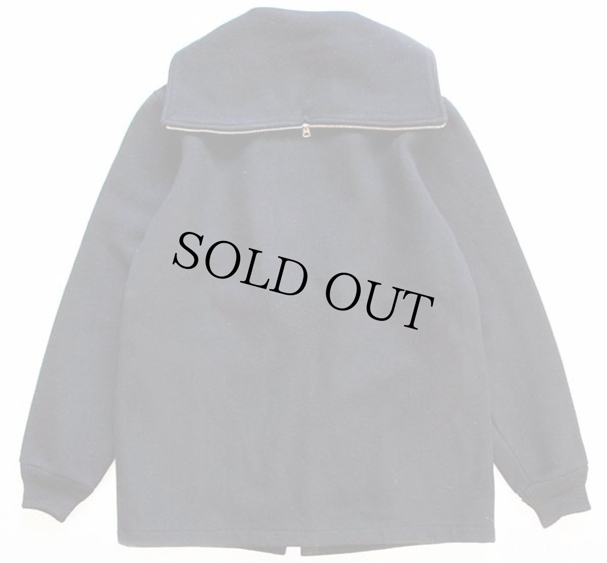 画像2: 70s CADET STORE WEST POINT USMA チンスト付き ウール カデットコート 黒 38L★U.S.ARMY (2)