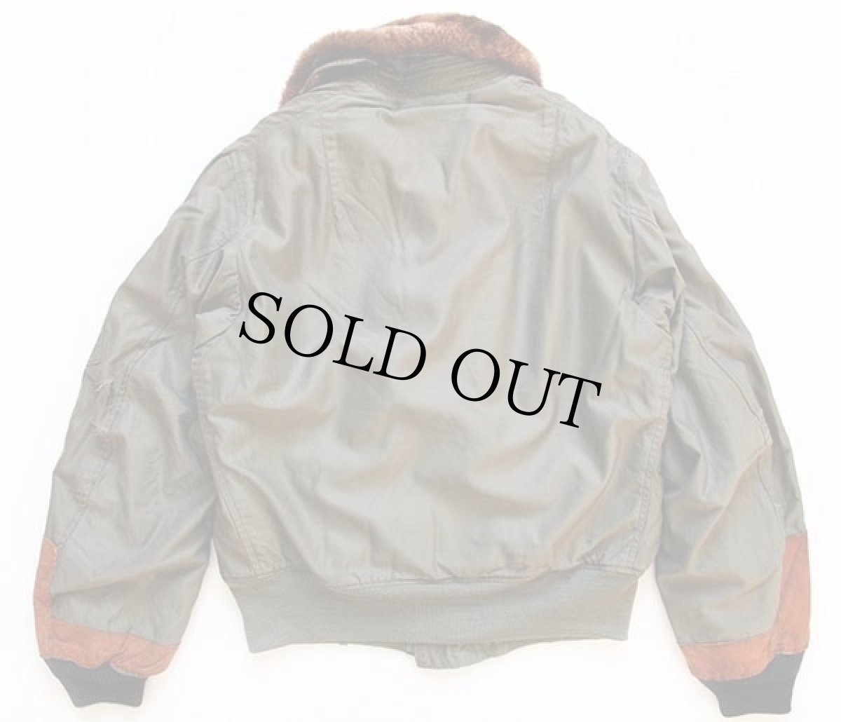 画像2: 40s 米軍 USAAF B-15A アルパカライナー フライトジャケット リペア 38 (2)