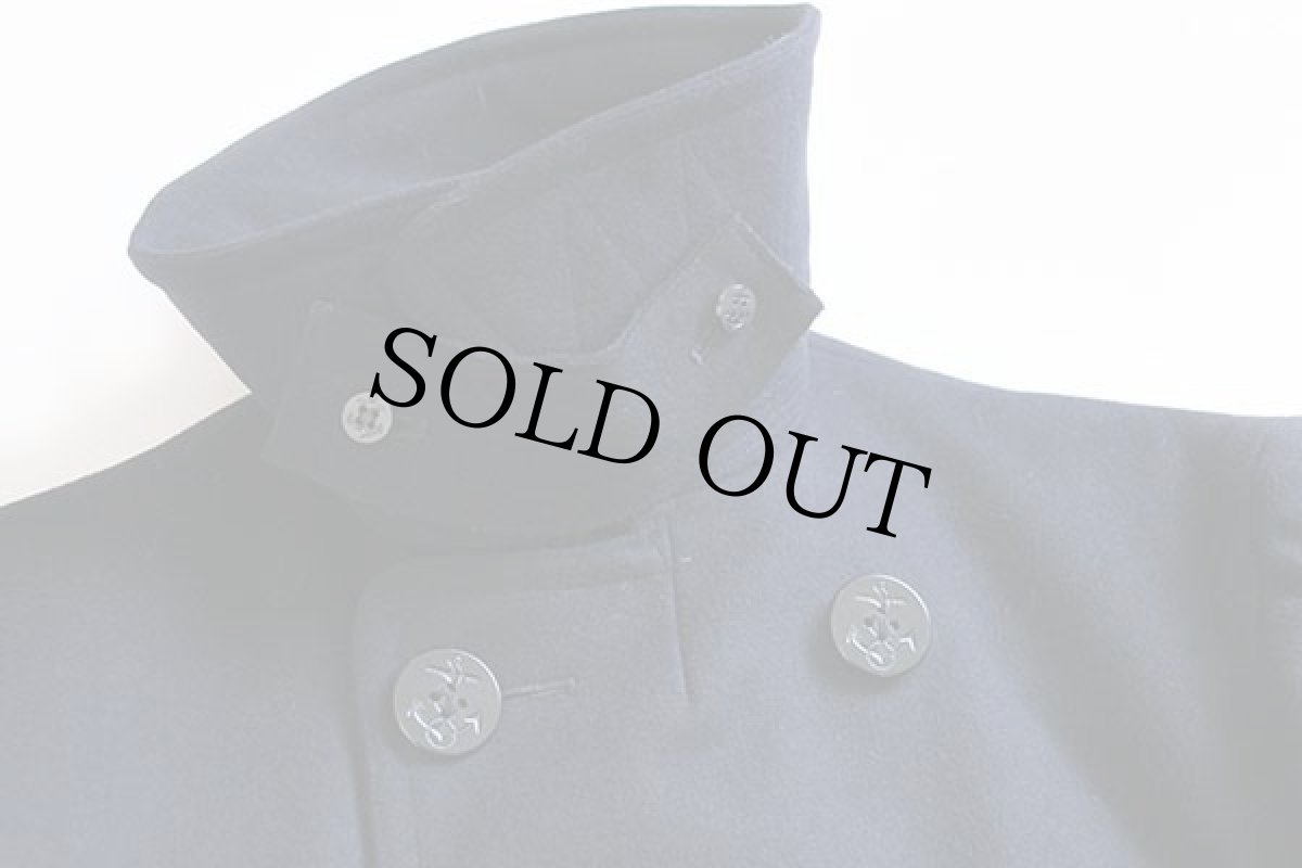 画像4: 40s 米軍 U.S.NAVY NAVAL 10ボタン ウール ピーコート (4)