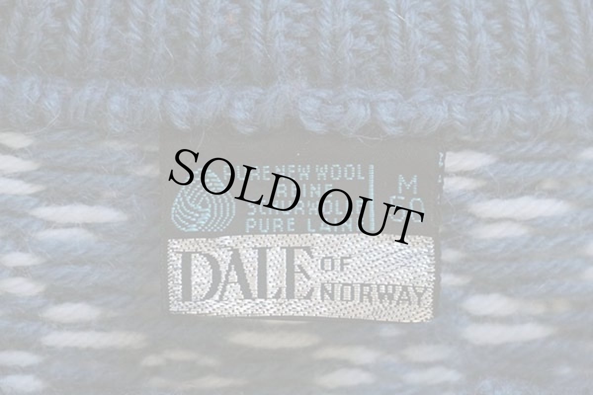 画像4: 80s ノルウェー製 DALE OF NORWAY ノルディック柄 チロリアンテープ ウールニット カーディガン M 50 (4)