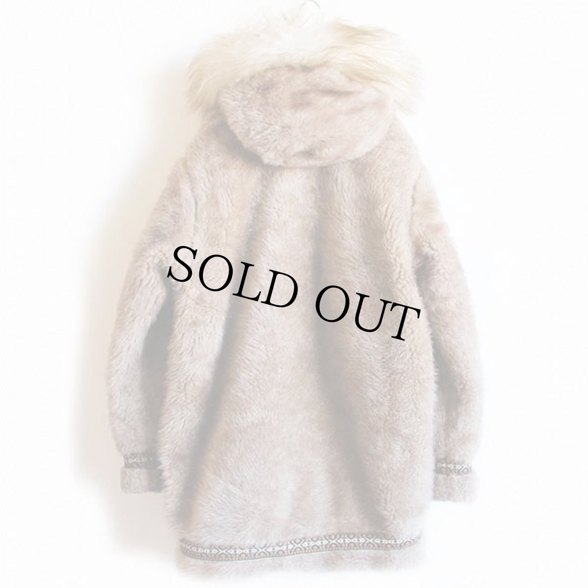 画像2: 70s USA製 Hansa-Branta by STEARNS チロリアンテープ エスキモー フェイクファー ダウンコート L-M (2)