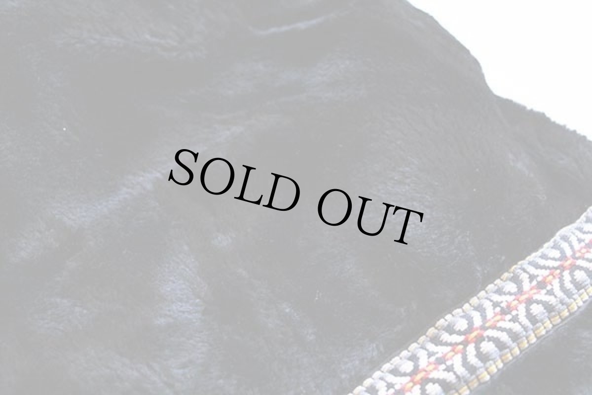 画像8: 70s USA製 Hansa-Branta by STEARNS チロリアンテープ エスキモー フェイクファー ダウンコート 黒 S (8)