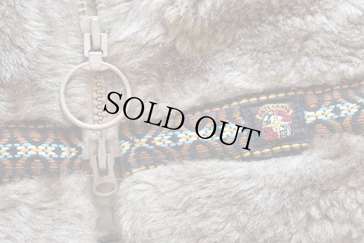 画像6: 70s USA製 Hansa-Branta by STEARNS チロリアンテープ エスキモー フェイクファー ダウンコート L-S★C (6)