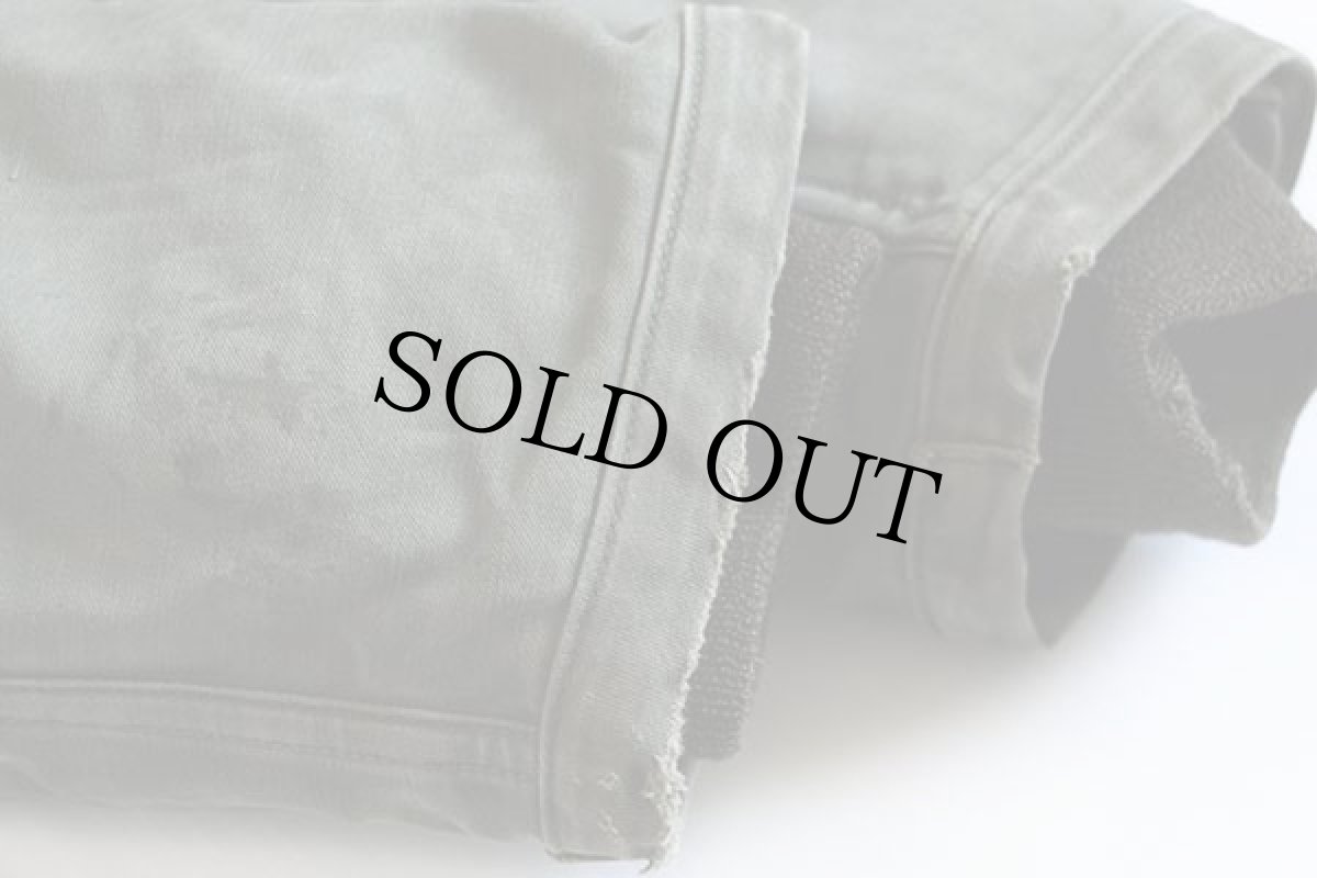 画像8: 60s 米軍 U.S.NAVY A-2 ステンシル デッキジャケット 初期型 オリーブ L (8)