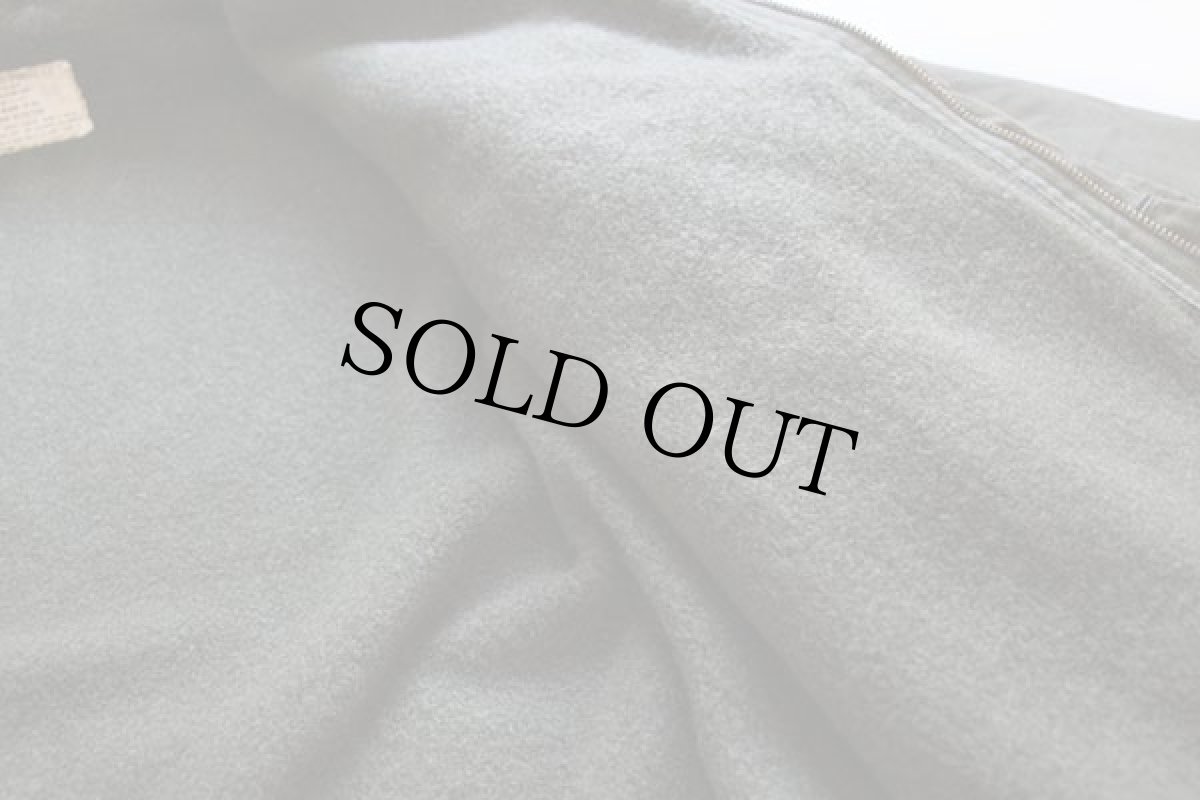 画像7: 70s 米軍 U.S.NAVY A-2 ステンシル デッキジャケット オリーブ M (7)