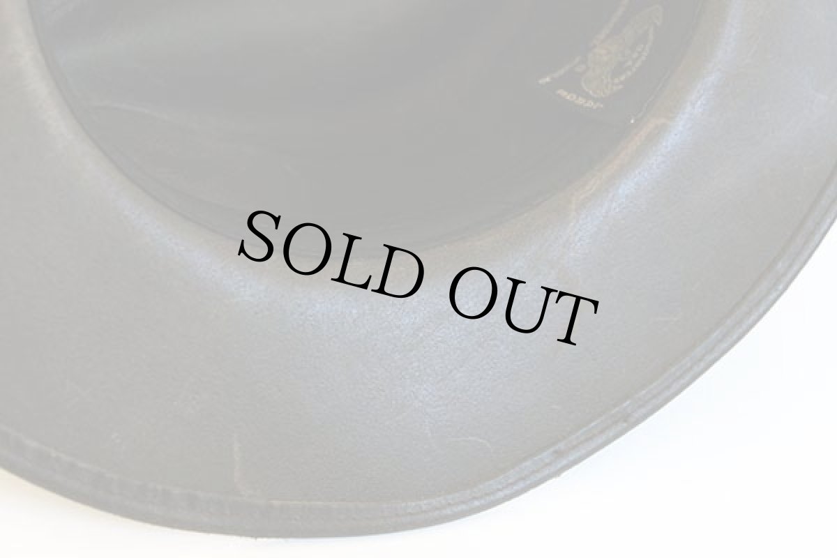 画像5: USA製 HENSCHEL ヘンシェル コンチョ付き レザー カウボーイハット 焦げ茶 L★ウエスタン (5)