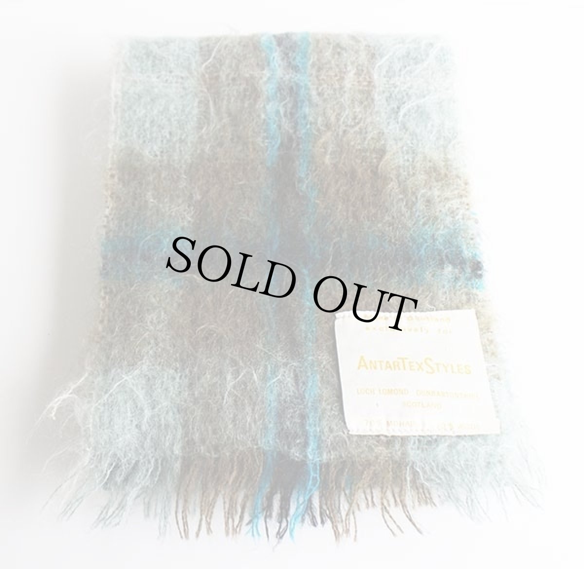 画像2: スコットランド製 ANTARTEXSTYLES タータンチェック モヘヤ パイル マフラー (2)