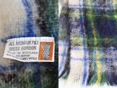 画像3: スコットランド製 DRESS GORDON タータンチェック モヘヤ パイル マフラー (3)