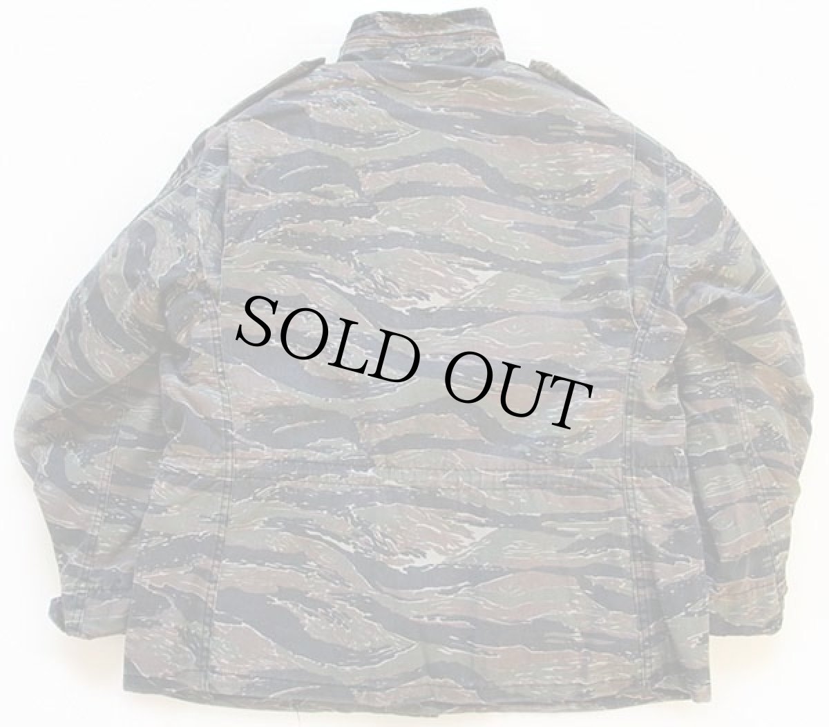 画像2: USA製 タイガーカモ キルティングライナー付き M-65 フィールドジャケット L-R (2)