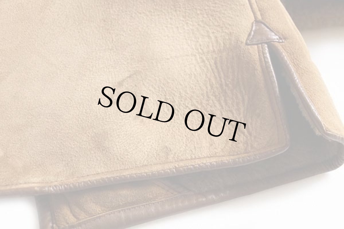 画像8: JANTON リアル ムートンコート ブラウン (8)