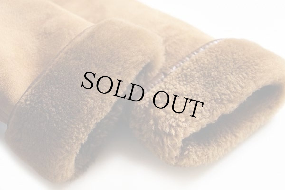 画像6: JANTON リアル ムートンコート ブラウン (6)