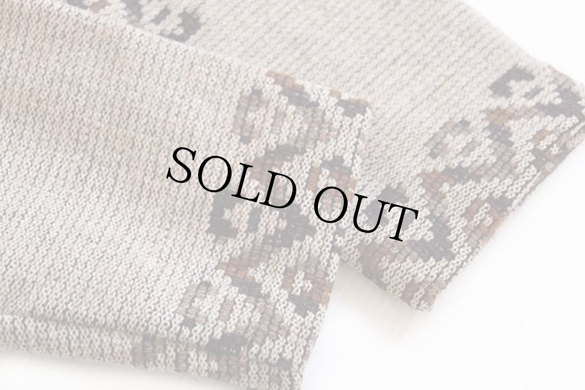 画像6: 70s Woolrichウールリッチ フォークロア柄 ウール ブランケット パーカー M (6)