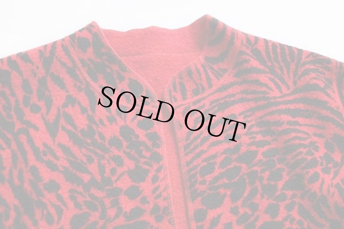 画像5: UNKNOWN タイガー柄 リバーシブル ボイルドウール ジャケット 赤×黒 ユニセックス (5)