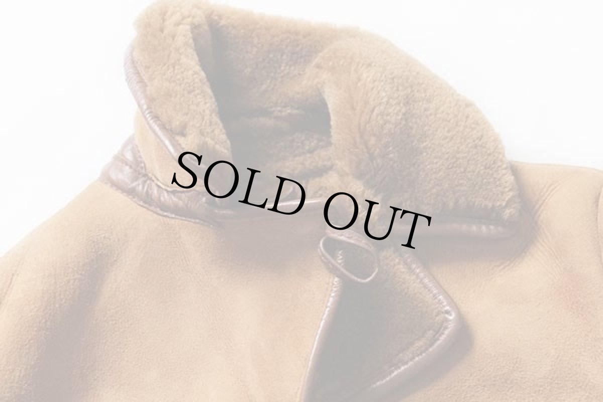 画像4: JANTON リアル ムートンコート ブラウン (4)