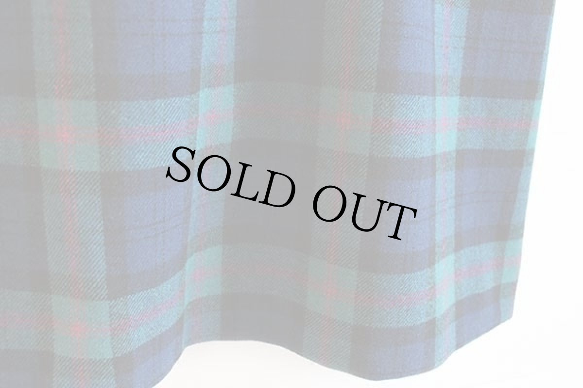 画像4: 70s USA製 PENDLETONペンドルトン タータンチェック ウールスカート 16★A (4)