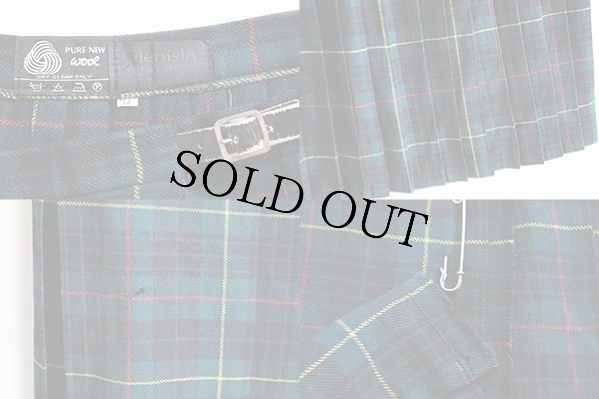 画像3: スコットランド製 Glenisla CLASSICS タータンチェック ウール キルトスカート 12 (3)