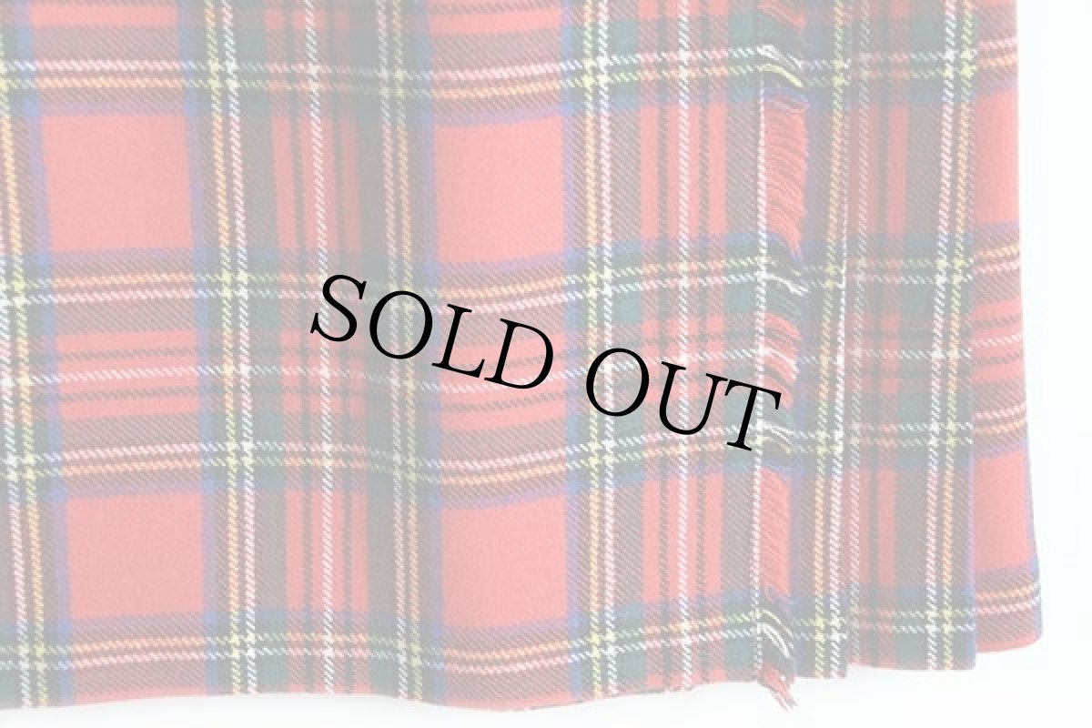 画像4: スコットランド製 Laird-Portch タータンチェック ウール キルトスカート 12 (4)