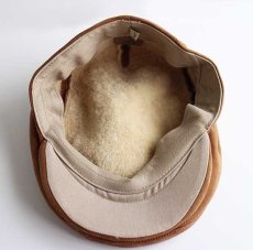 画像4: L.L.Bean ラム シアリング ハンチング 茶 L (4)