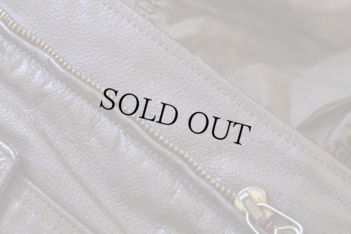 画像5: 70s 米軍 U.S.NAVY G-1 フライト レザージャケット 36 (5)