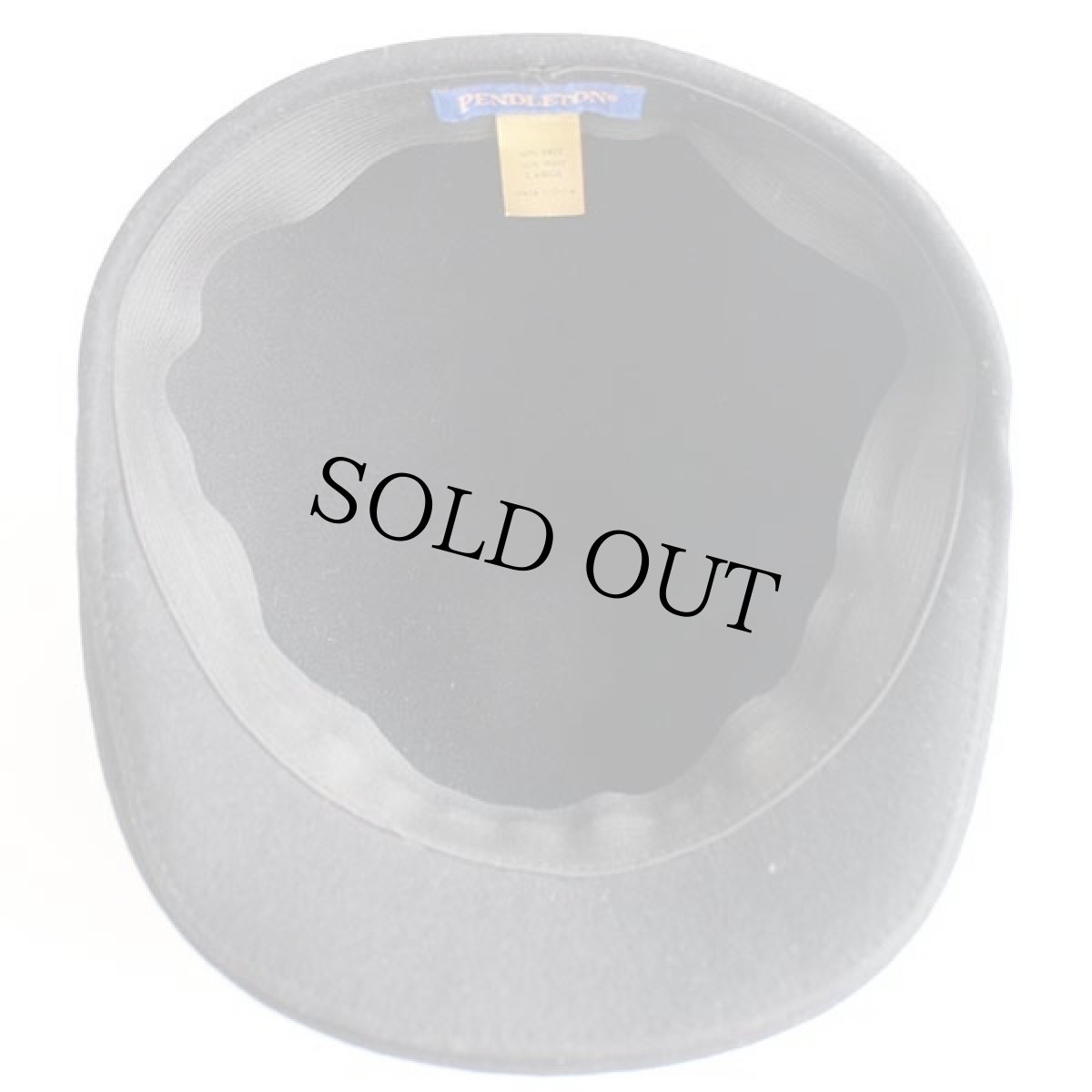 画像3: PENDLETONペンドルトン ウール フェルト ハンチング 黒 L (3)