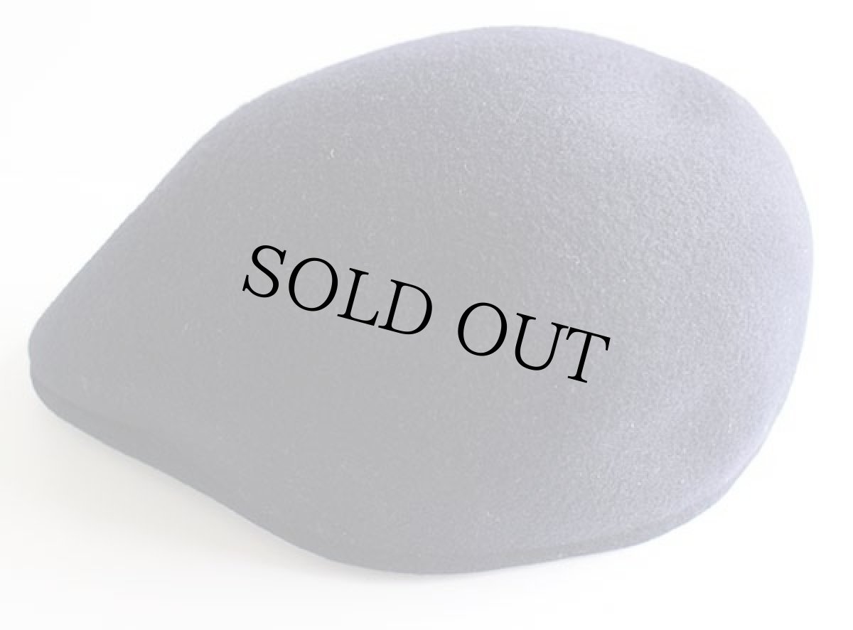 画像2: 英国製 KANGOLカンゴール ウール フェルト ハンチング 紺 L XL (2)