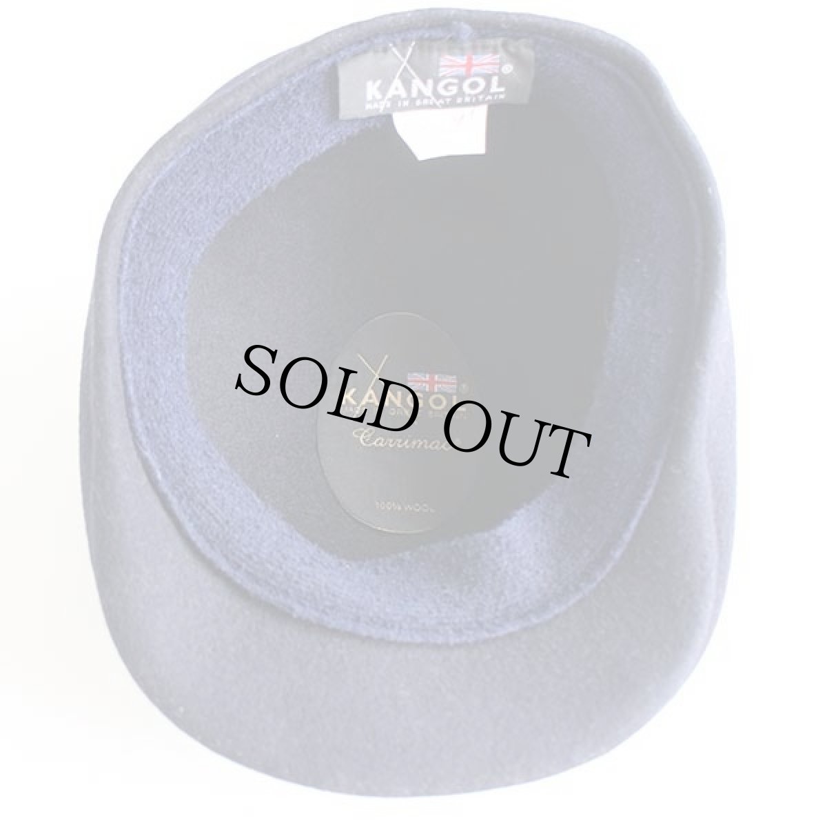 画像3: 英国製 KANGOLカンゴール ウール フェルト ハンチング 紺 L XL (3)