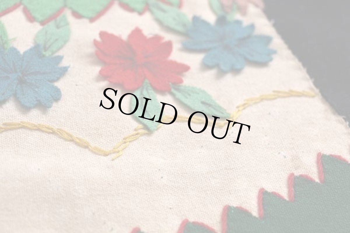 画像8: 50s メキシコ製 Garcia Leal ハンドメイド 刺繍入り メキシカン ウールジャケット 赤 (8)