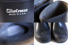 画像5: USA製 LaCrosseラクロス ラバー レインブーツ 黒 9★長靴 (5)