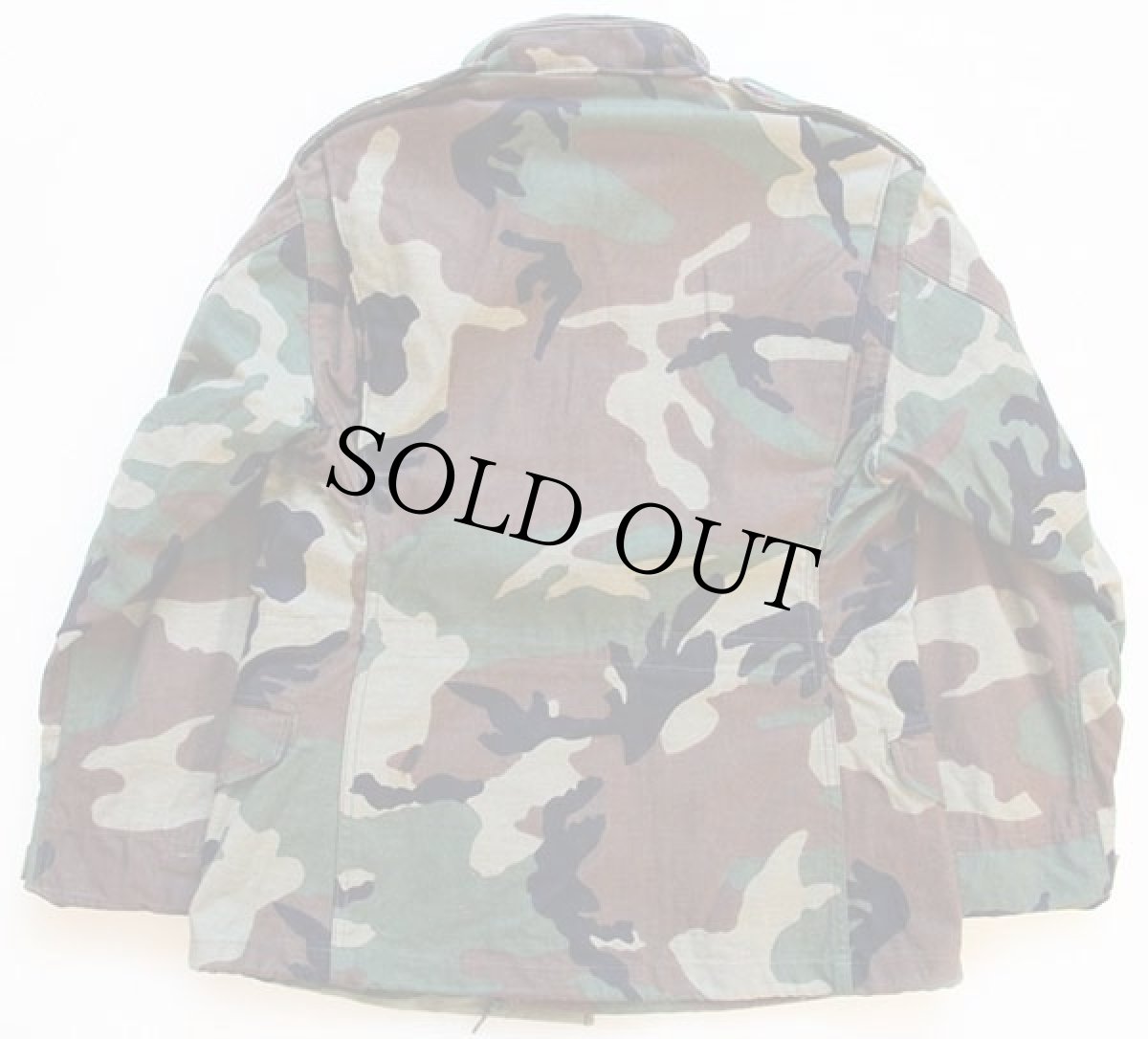 画像2: 80s 米軍 U.S.ARMY ウッドランドカモ M-65 フィールドジャケット XS-XS (2)