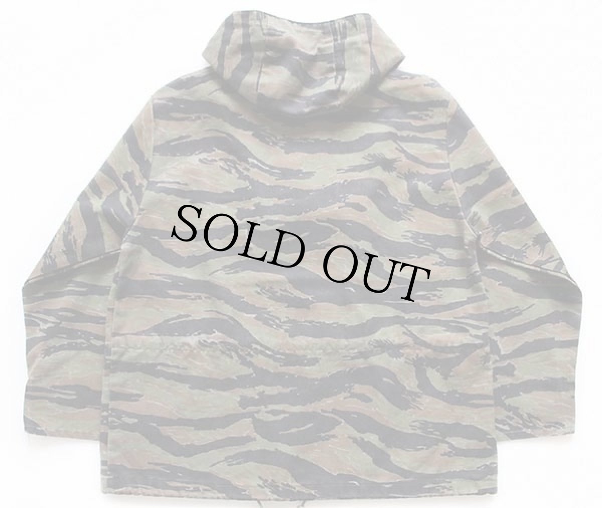 画像2: 80s USA製 KILMANJARO タイガーカモ アノラックパーカー M-R (2)