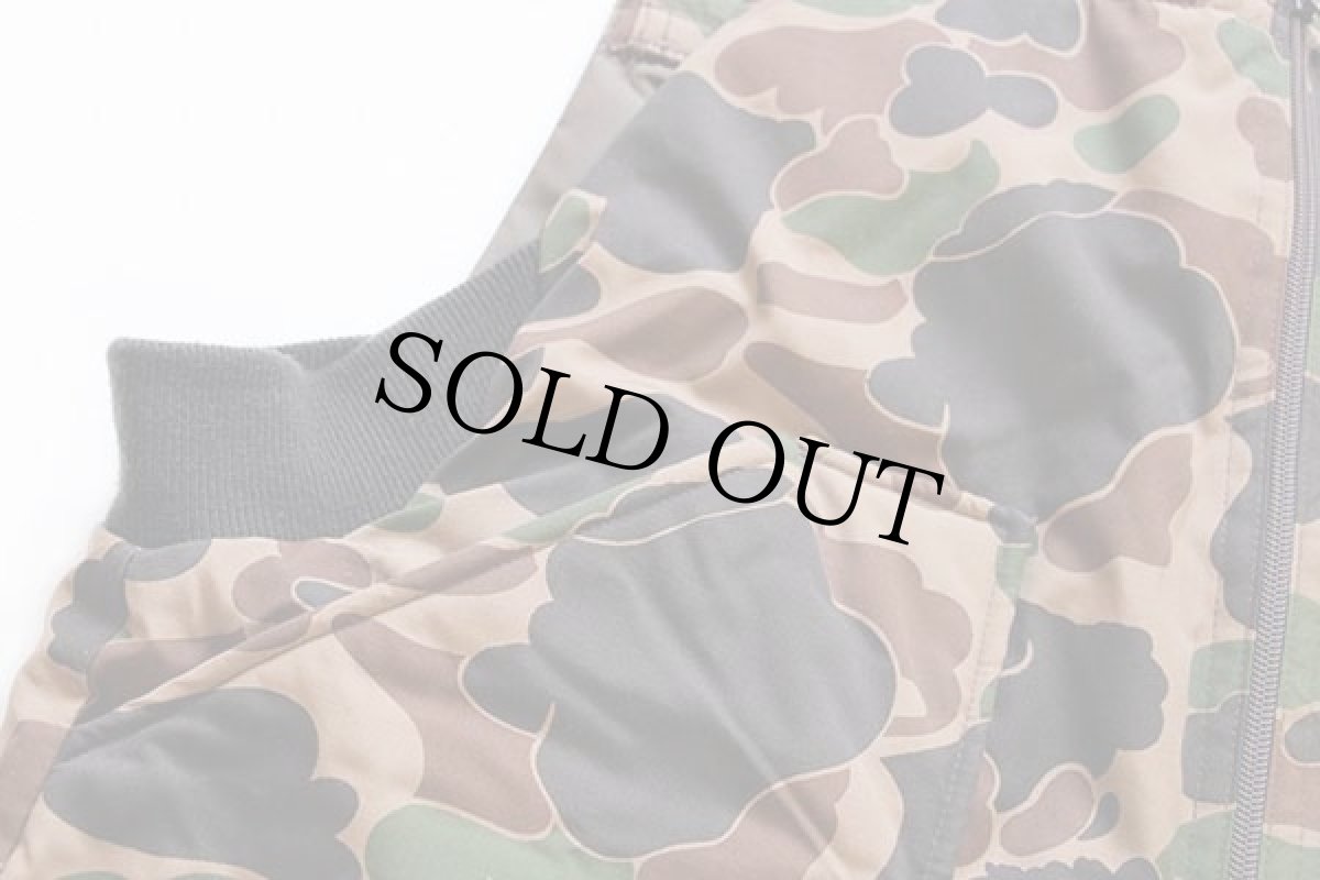 画像7: 80s TROPHY CLUB ダックハンターカモ グースダウン入り ハンティング オーバーオール M (7)