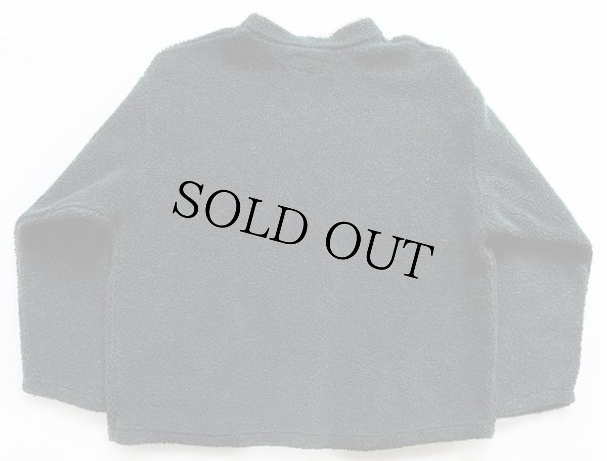 画像2: 90s USA製 gander mountain モックネック プルオーバー パイル フリース 深緑 XL (2)