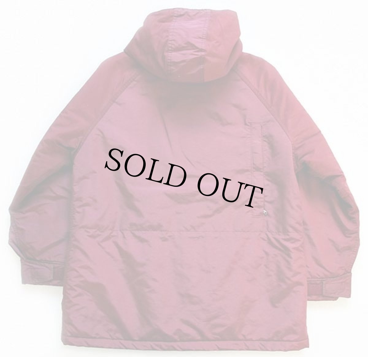 画像2: 80s L.L.Bean 中綿入り マウンテンパーカー バーガンディ (2)