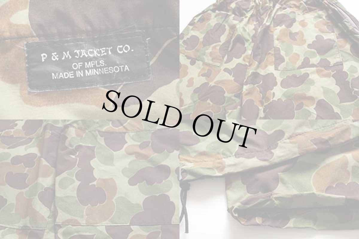 画像3: USA製 P&M JACKET ダックハンターカモ ナイロンパンツ (3)