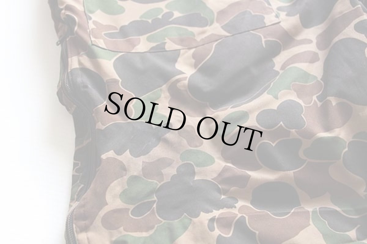 画像8: 80s TROPHY CLUB ダックハンターカモ グースダウン入り ハンティング オーバーオール M (8)